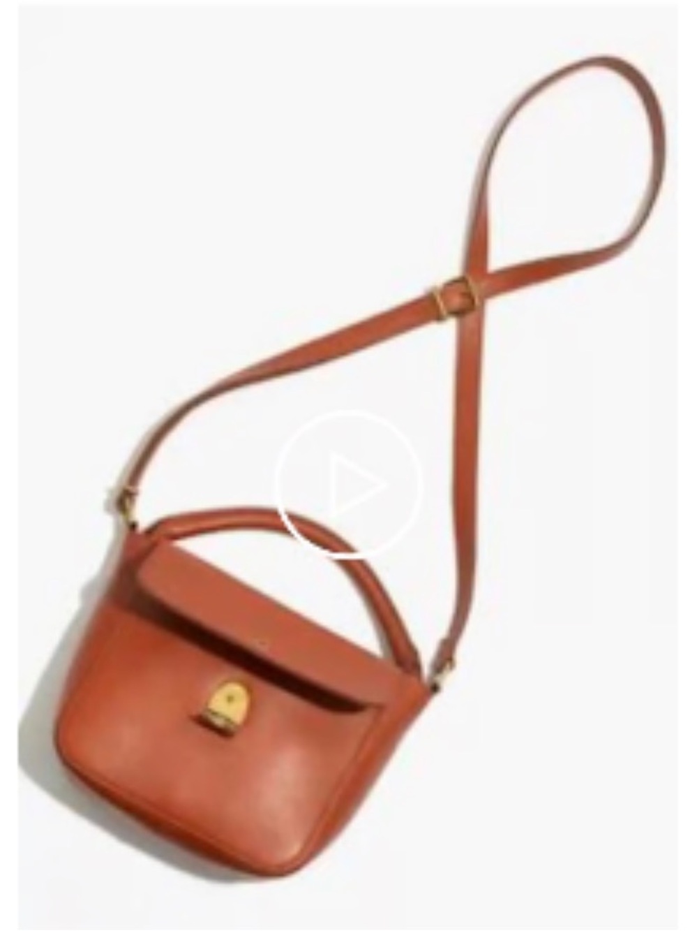 Madewell The Abroad Mini leather crossbody bag $148 - Picture 2 of 7